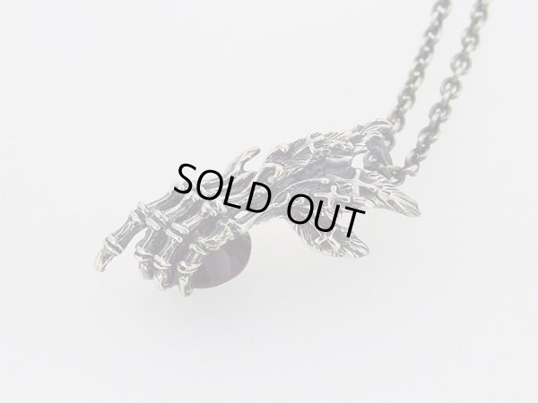 エンジェル、天使の羽根、手、骨のペンダント