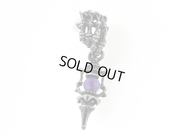 アメシストAP-28　moonless night ピアス