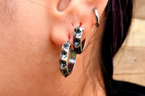 画像5: 丸鋲ピアスL