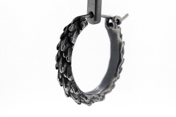 画像1: 竜鱗ピアスL