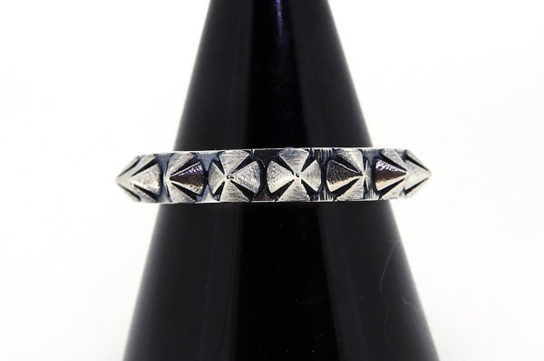 画像3: 丸鋲の指輪（スタッズリング アイアンクロス）