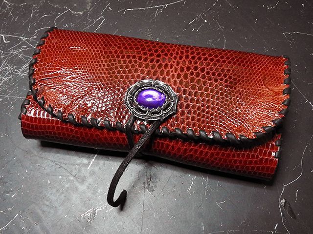 Lizard LeatherCaseラージサイズ (リザードレザーケース)