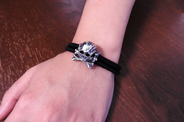 画像6: クロスボーンヘアゴム (6)