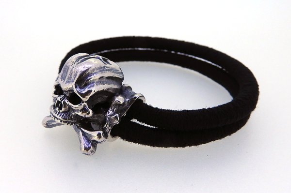 画像2: クロスボーンヘアゴム (2)