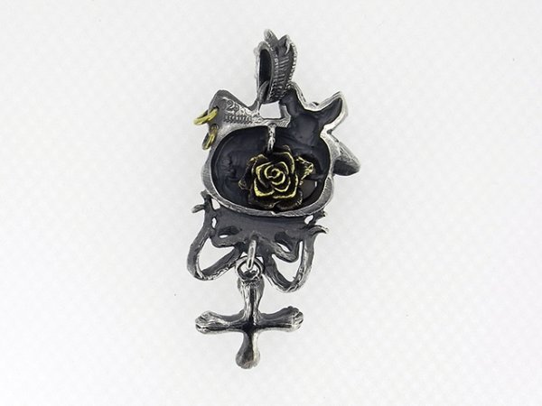 イプシロン、猫、ねこ、キャットのシルバーペンダント