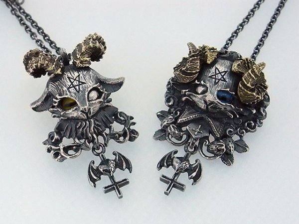 宿命、羊、シルバーペンダント