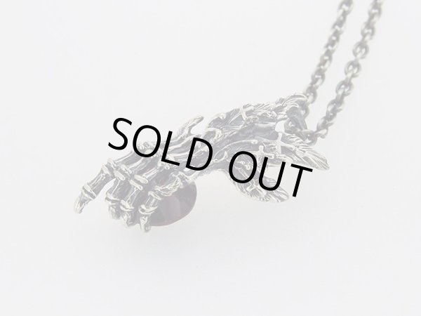 エンジェル、天使の羽根、手、骨のペンダント