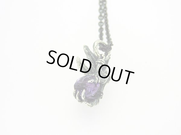 エンジェル、天使の羽根、手、骨のペンダント