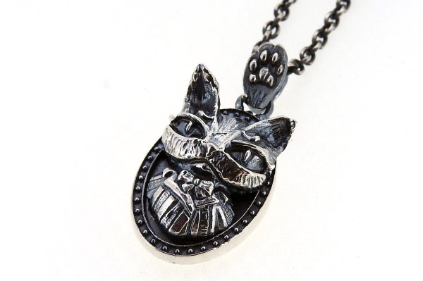 画像2: 愛猫ペンダント(不機嫌) (2)