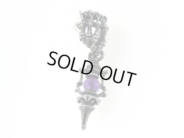 アメシストAP-28　moonless night ピアス