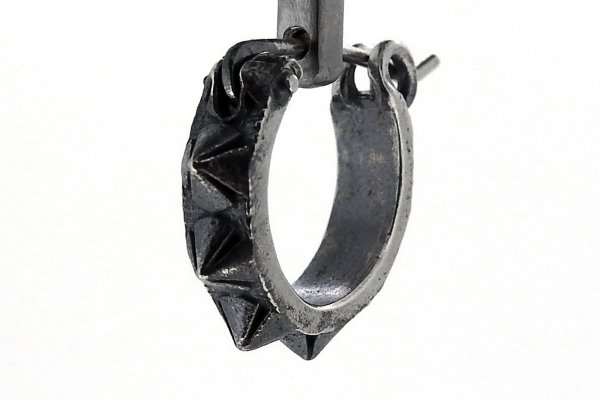 画像1: 丸鋲ピアスS (1)