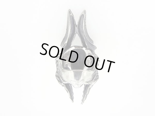 角、スカル、ホーン、ドクロのリング