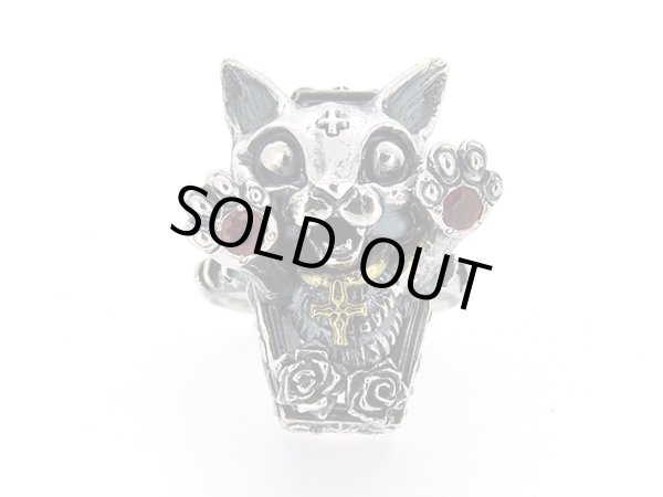 ねこシルバーリング棺桶