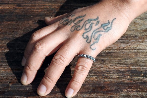 画像5: 角鋲の指輪（スタッズリング アイアンクロス） (5)