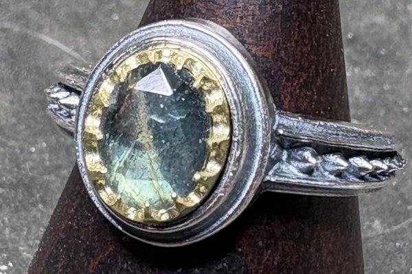 ラブラドライト＋オニキス＋クリスタル